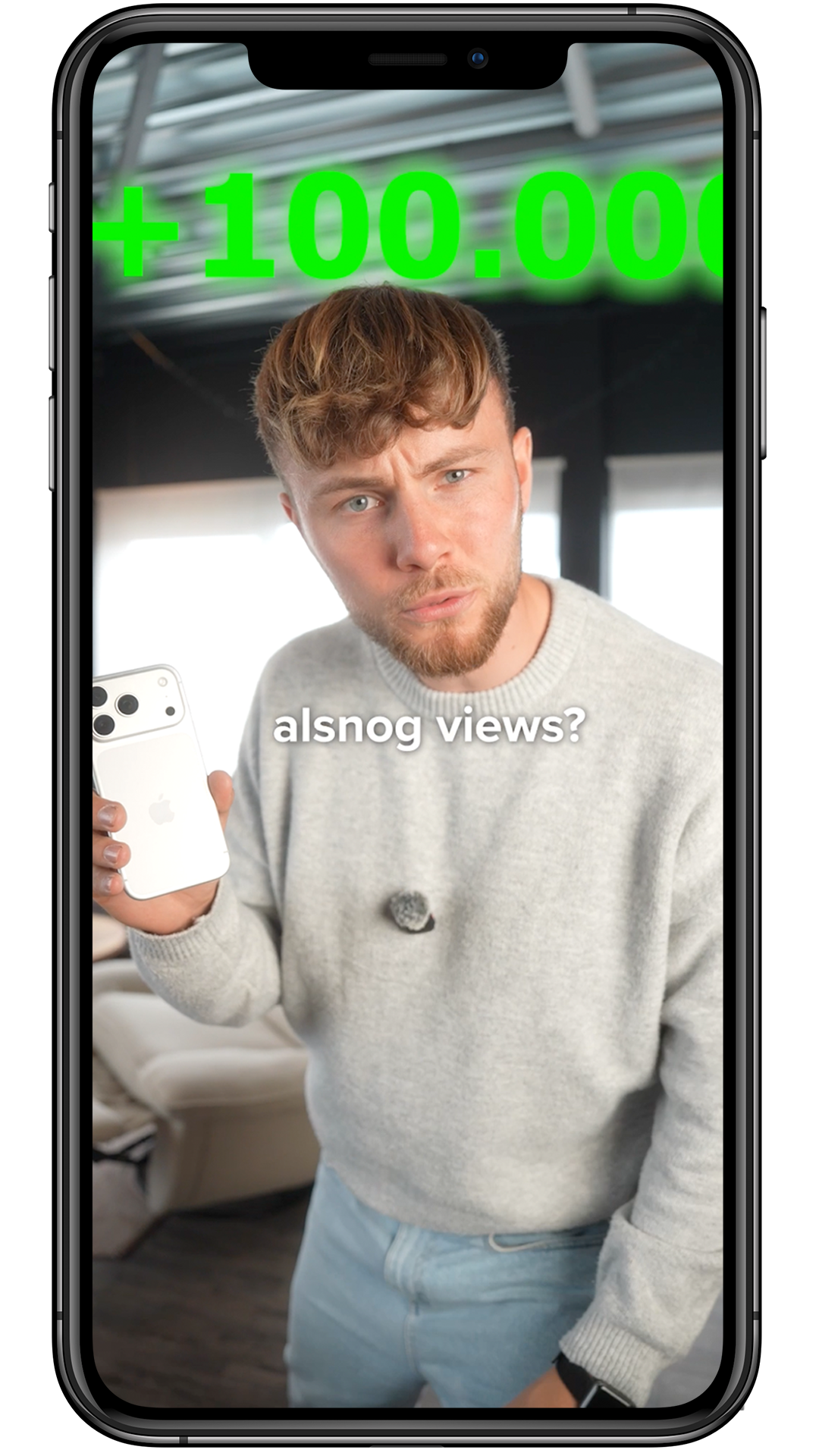 Shortform video voorbeeld met interviewshot